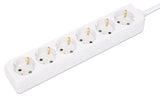EAN 0766623168304 - Manhattan 168304 base múltiple 2 m 6 salidas AC Interior Blanco imagen 2