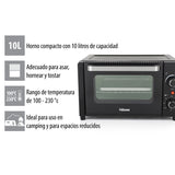 Horno De Sobremesa Tristar Ov-3615 800w Capacidad 10l Negro
