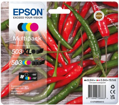 EAN 8715946706863 - Epson C13T09R94010 cartucho de tinta 4 pieza(s) Original Alto rendimiento (XL) Negro, Cian, Magenta, Amar imagen 1