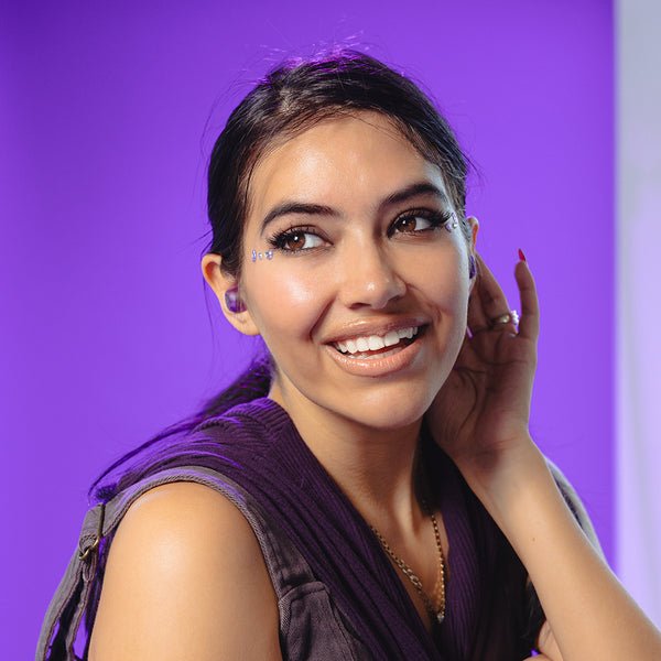 Auriculares Jlab Go Pop Anc True Wireless Stereo (Tws)  Bluetooth Púrpura, Transparente