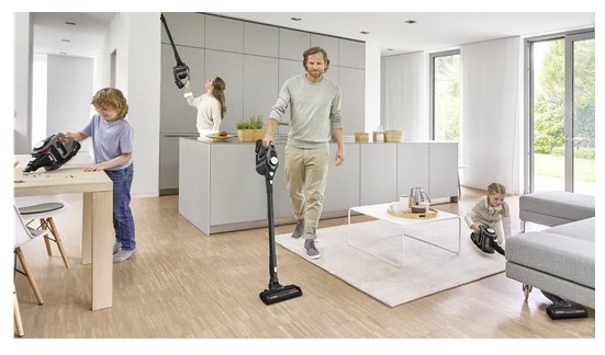 Aspirador Inalámbrico  Serie De Hogar De Bosch  8 Unlimited Gen2 Bss825mult, Aspirador Escoba Gris, Power For All Alliance