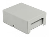 Delock Keystone Patchpanel 4 Port Grau