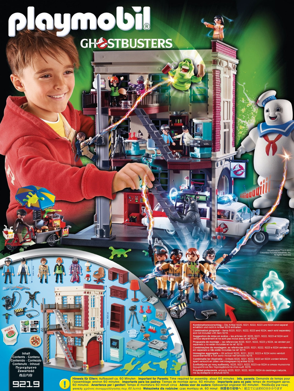 Playmobil Cazafantasmas Cuartel Del Parque De Bomberos Ghostbuster