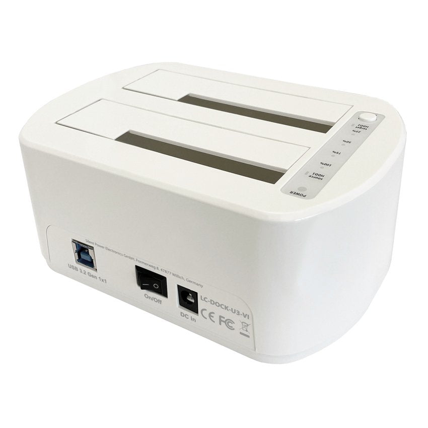 Lc-Power Lc-Dock-U3-Vi Usb3.2 1xhdd/Ssd Docking 2,5/3,5 Whit Retail