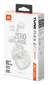 Auriculares Jbl Tune Flex 2 True Wireless Stereo (Tws) Bluetooth Blanco Jbl-Tflex2-Wht