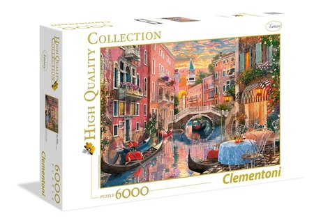 Clementoni Colección De Alta Calidad - Venecia Al Atardecer, Puzzle (Piezas: 6000)