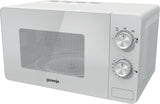 Gorenje Mo20e1w2 Microwave Oven, Capacity 20 L, Power 800 W, White