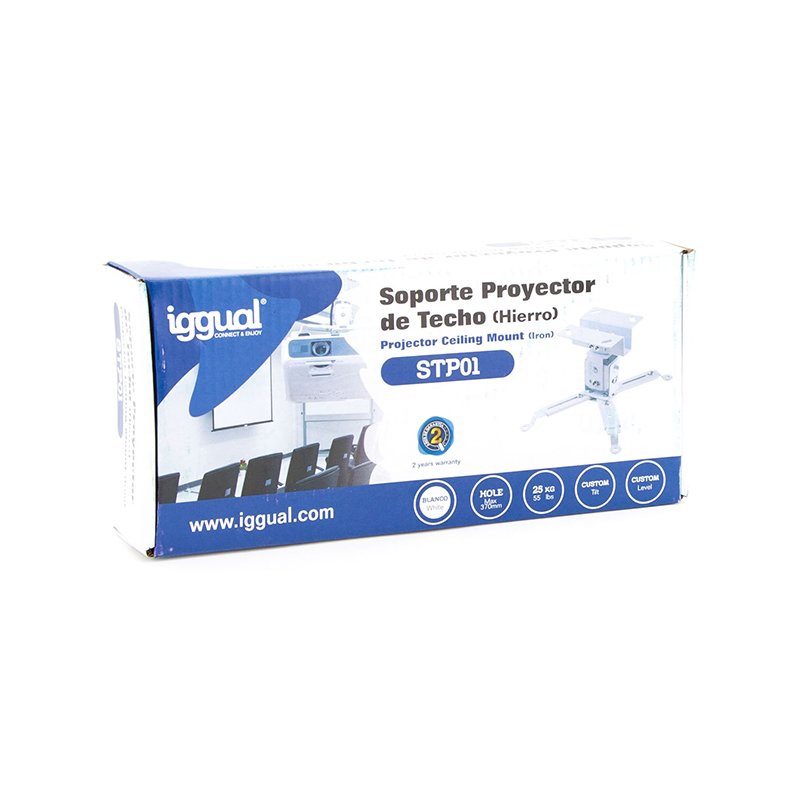 Iggual Stp01 Soporte Proyector Techo Hierro