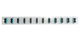 Efb Bestckte Frontblende Mit 12 X Sc Duplex Kupplung Om3 Vertikal, Schwarz