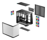 Caja Pc Deepcool Cg530u 4f Negra, Vitrina De Cristal Curvado R-Cg530u-Bkaga4-G