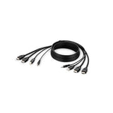 Belkin Secure Kvm Combo Cable - Video- / Usb- / Audio-Cable - Conforme Taa - Usb, Mini-Conector Macho, Hdmi (M)