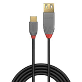 Lindy Adaptadorcable Usb 2.0 Typ C An A Anthra Line 0.15m