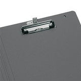 Carpeta Portapapeles Herlitz A4 Pf Gris / Negro Con Portalápices