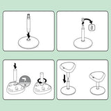 Leitz Ergo Active Sitzhocker Con Komfortsitz Gris