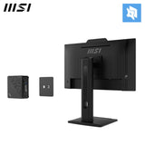 Msi Pro Mp242pmgde, Monitor Led 60 Cm (23,8 Pulgadas), Negro, Fullhd, Ips, Webcam, Micrófono, Hdmi, Dp, Vga, Hub Usb, Panel 120hz 9s6-3pd89t-002