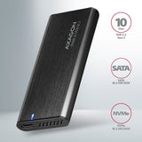 EAN 8595247907097 - Axagon EEM2-SB2 caja para disco duro externo Caja externa para unidad de estado sólido (SSD) Negro M.2 imagen 2