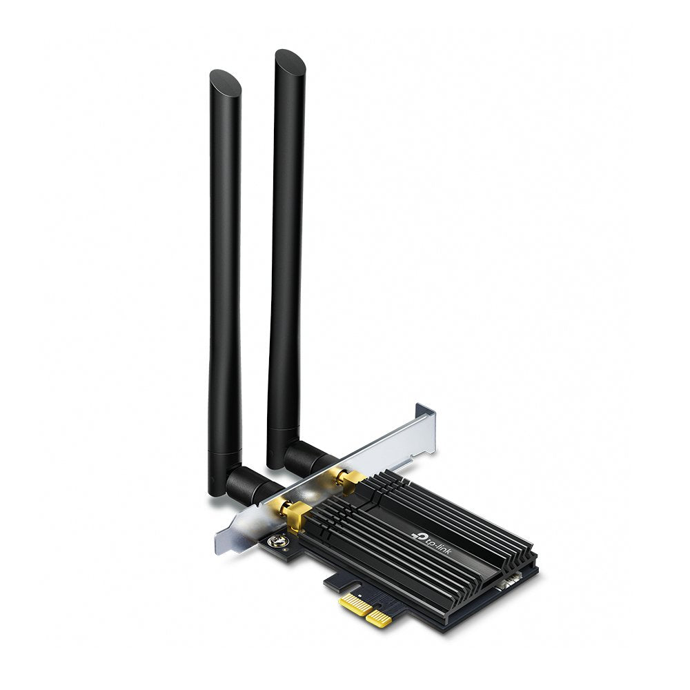 Tp-Link Archer Tx50e, Inalámbrico, Pci Express, Wlan / Bluetooth, Wi-Fi 6 (802.11ax), 2402 Mbit/S, Negro, Metálico