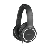 Headset Stereo, With Microphone, 1x 3.5mm, Negro