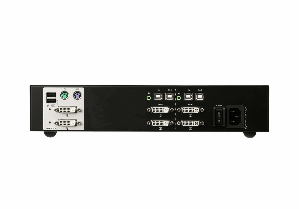 Conmutador Kvm Seguro 2-Port Usb Dvi Dual Display Secure Aten  Aten Kvm Seguro 2-Port Usb Dvi Dual Display Secure Kvm (Cs1142d-At-G)