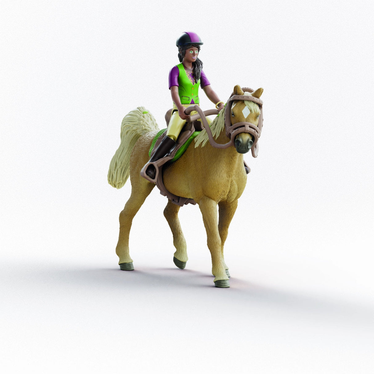Schleich Horse Club Sarah & Mystery, Figura Braun 42714