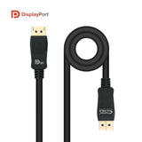 Nanocable Cable Displayport 1.4 Certif. Vesa Dp/M-Dp/M 1.5m - Negro