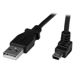 Startech Cable Usb A Mini Usb Acodado En Angulo Hacia Arriba 1m Negro Usbamb1mu