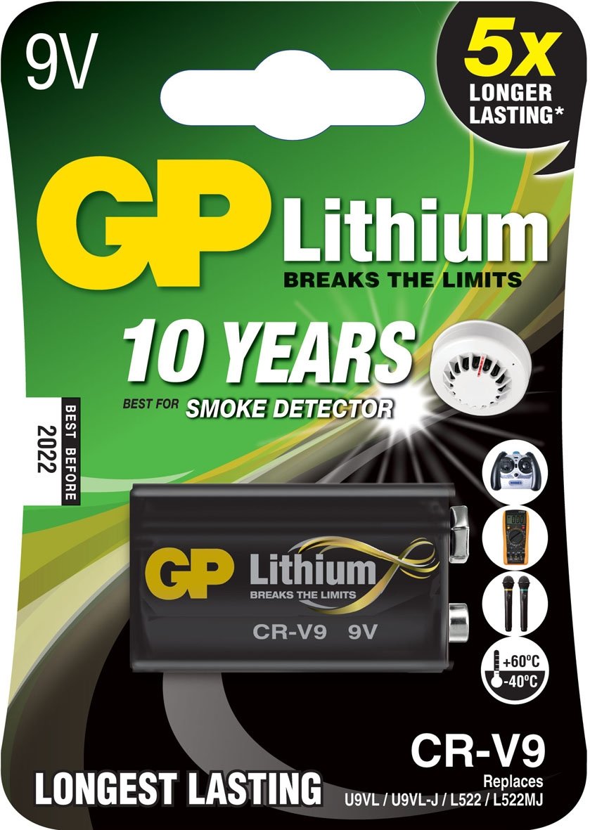 EAN 4891199104565 - GP Batteries Lithium CR-V9 Batería de un solo uso 9V Litio imagen 1