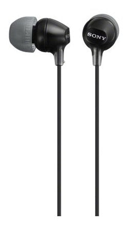 Auriculares Sony Mdrex15lpb Negro Intraural/Conector 90âº/Jack3.5/1.2m Cable Mdrex15lpb.Ae