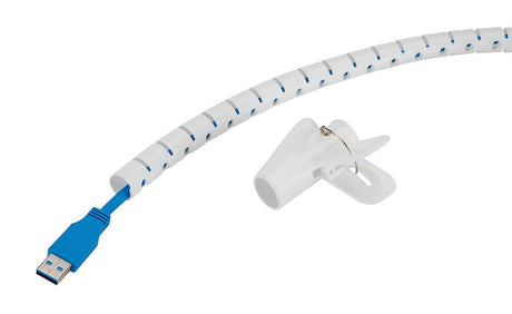 EAN 8721246340171 - Neomounts ADS06-140WH organizador de cables Escritorio Pasacables Blanco 1 pieza(s) imagen 1