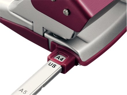 Leitz Locher Style Granat Rojo