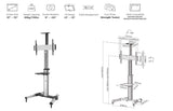 EAN 4015867199282 - Equip 650602 soporte para pantalla de señalización 177,8 cm (70") Negro, Blanco imagen 6