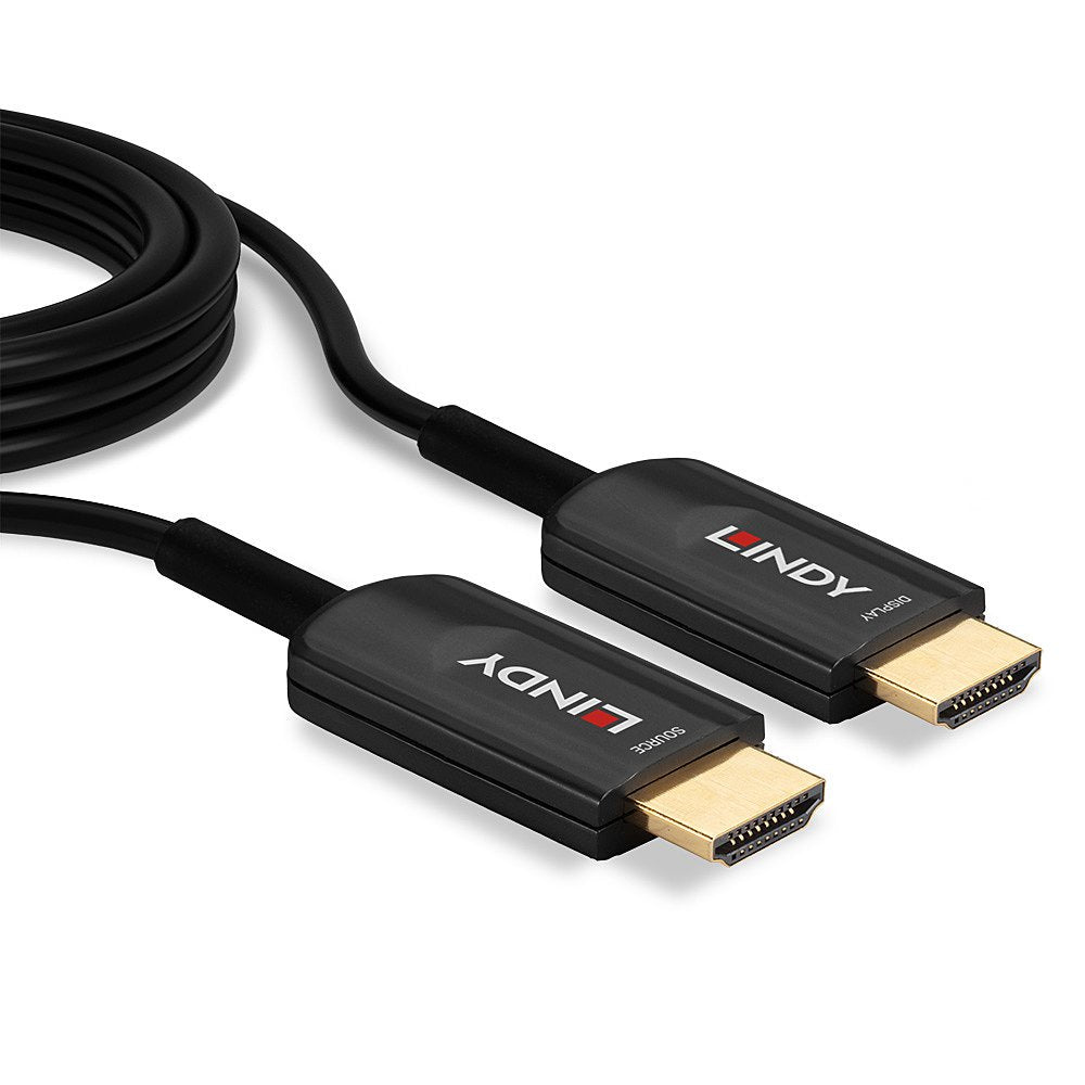 Lindy 38382 Cable Hdmi 20 M Hdmi Tipo A [Estándar] Negro (Lindy Hdmi Cable 20m Fibre Optic Hybrid)