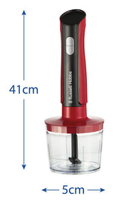 EAN 5038061162929 - Russell Hobbs 27140-56 licuadora 1 L Batidora de vaso portátil 500 W Negro, Rojo, Transparente imagen 5