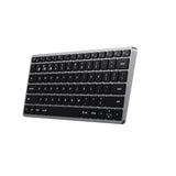Satechi Slim X1 Teclado Oficina Bluetooth Qwerty Inglés Negro, Gris