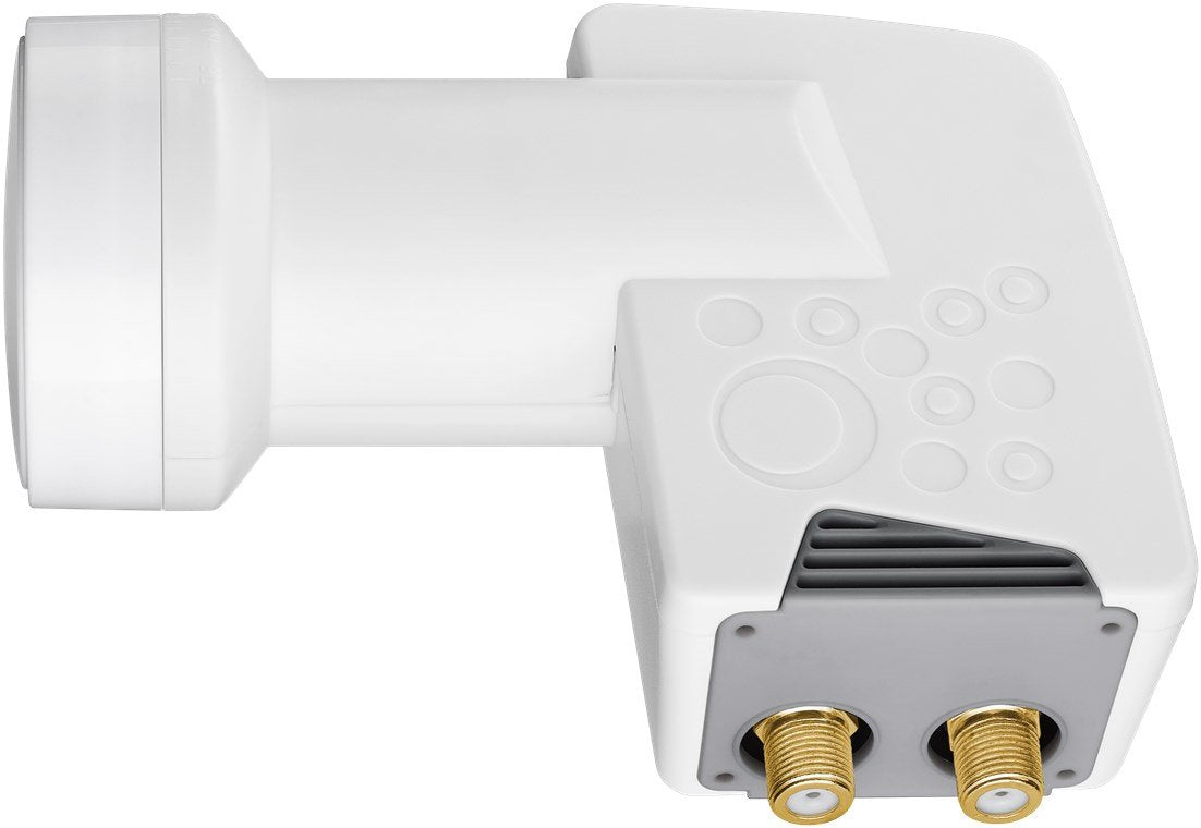 Goobay Twin Universal Lnb 0.1db Blanco / Gris