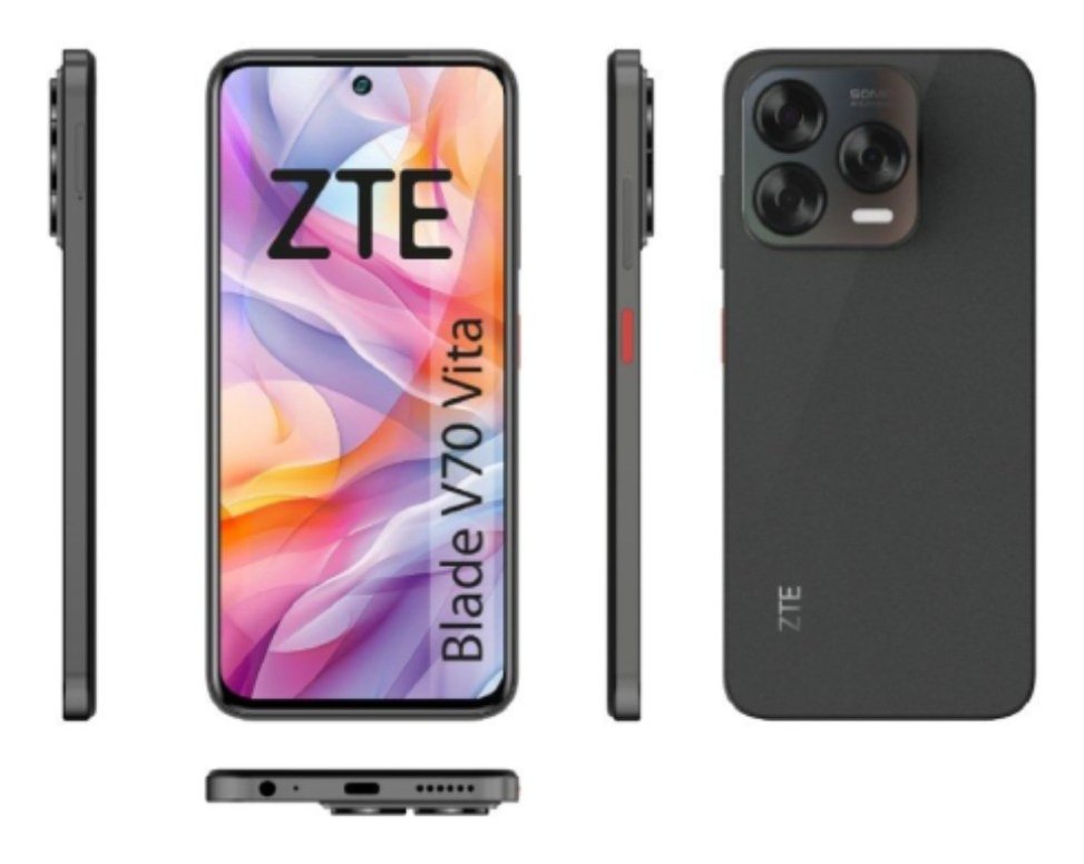 Zte Blade V70 Vita 6,7" Hd+ 8gb(+10gb) 256gb Gray