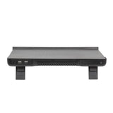 Rivacase 5556 Base Enfriamiento Para Portatiles 43,9 Cm (17.3") Negro