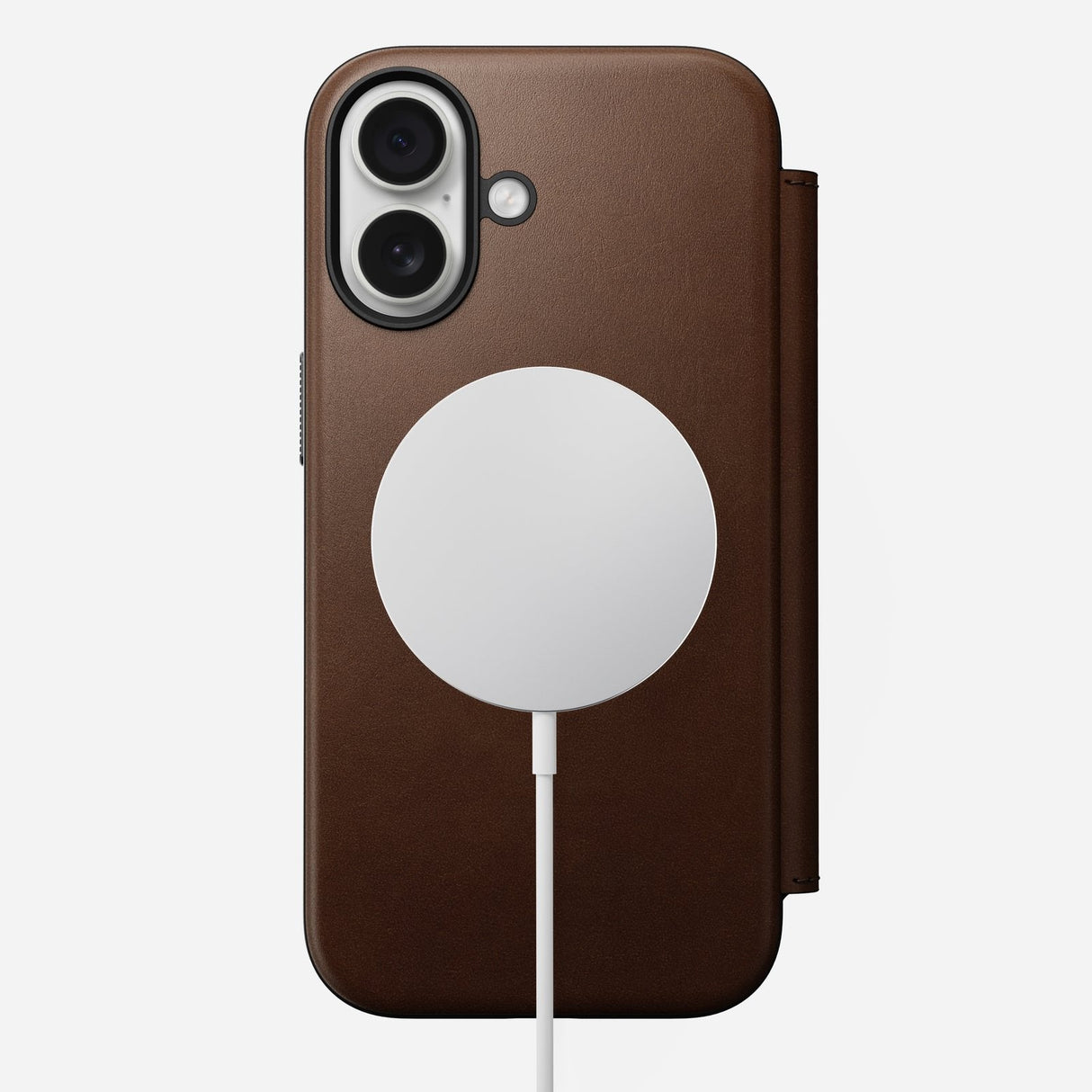 Nomad Modern Leather Folio Iphone 17 Brown