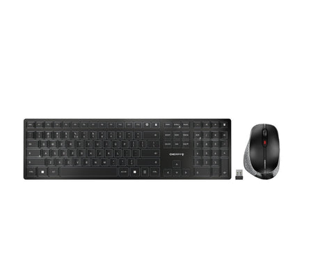 EAN 4025112102264 - CHERRY DW 9500 SLIM teclado Ratón incluido Universal RF Wireless + Bluetooth AZERTY Belga Negro, Gris imagen 1