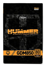 EAN 8436587976063 - NOX Hummer GDM 850W GOLD unidad de fuente de alimentación 20+4 pin ATX ATX Negro imagen 10