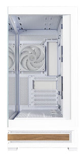 Caja Pc Zalman P40 Namu Atx 4 Xvent 120mm Argb 2xusb 3.0 Blanco S/N Fuente