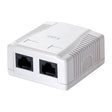 EAN 4052792027938 - LogiLink NP0072 toma de corriente 2 x RJ-45 Blanco imagen 1