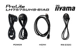 EAN 4948570123483 - iiyama LH7575UHS-B1AG pantalla de señalización Pantalla plana para señalización digital 190,5 cm (75") LC imagen 18