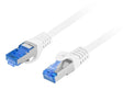 EAN 5901969424973 - Lanberg PCF6A-10CC cable de red Blanco 3 m Cat6a S/FTP (S-STP) imagen 1