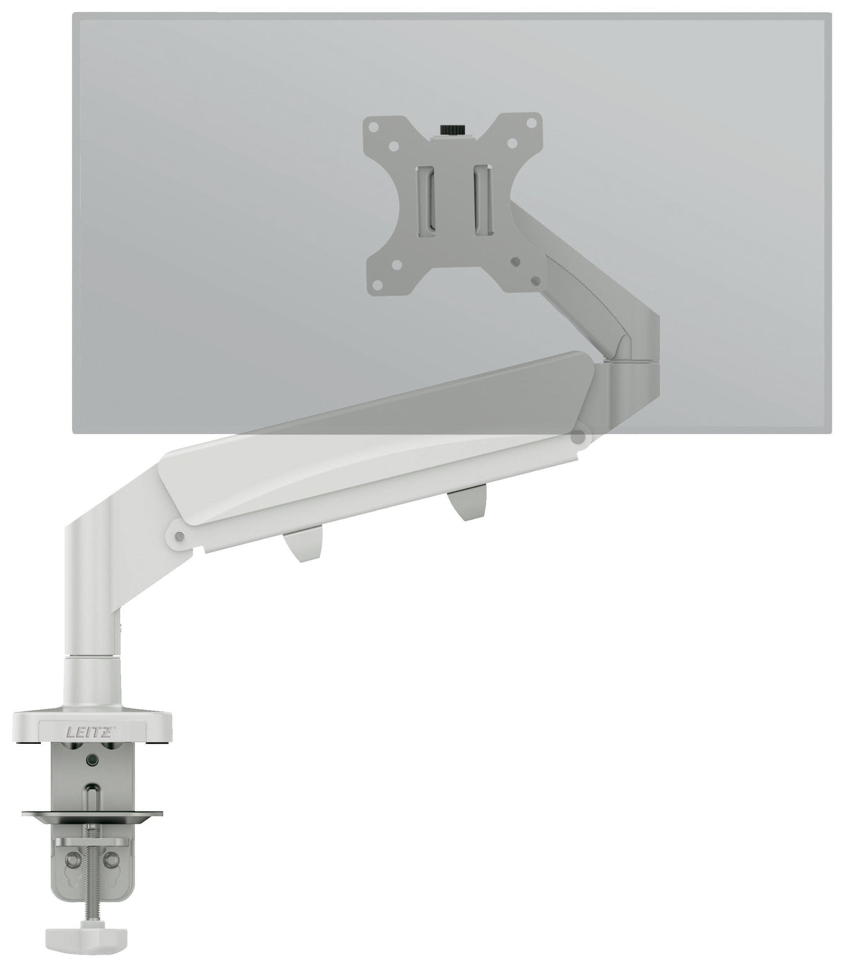 Leitz Ergo Single Monitor Arm Gris, 550x110x520