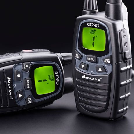 EAN 8011869201950 - Midland G7 Pro Walkie Talkie two-way radios 69 canales 446.00625 - 446.09375 MHz Negro imagen 6
