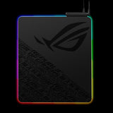 Alfombrilla Asus Rog Balteus Qi Asus Rog Balteus Qi, Negro, Monótono, Rojo/Verde/Azul, Base Antiderrapante, Alfombrilla De Ratón Para Juegos