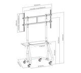 EAN 4015867223024 - Equip 650609 soporte para TV 2,67 m (105") Negro imagen 11