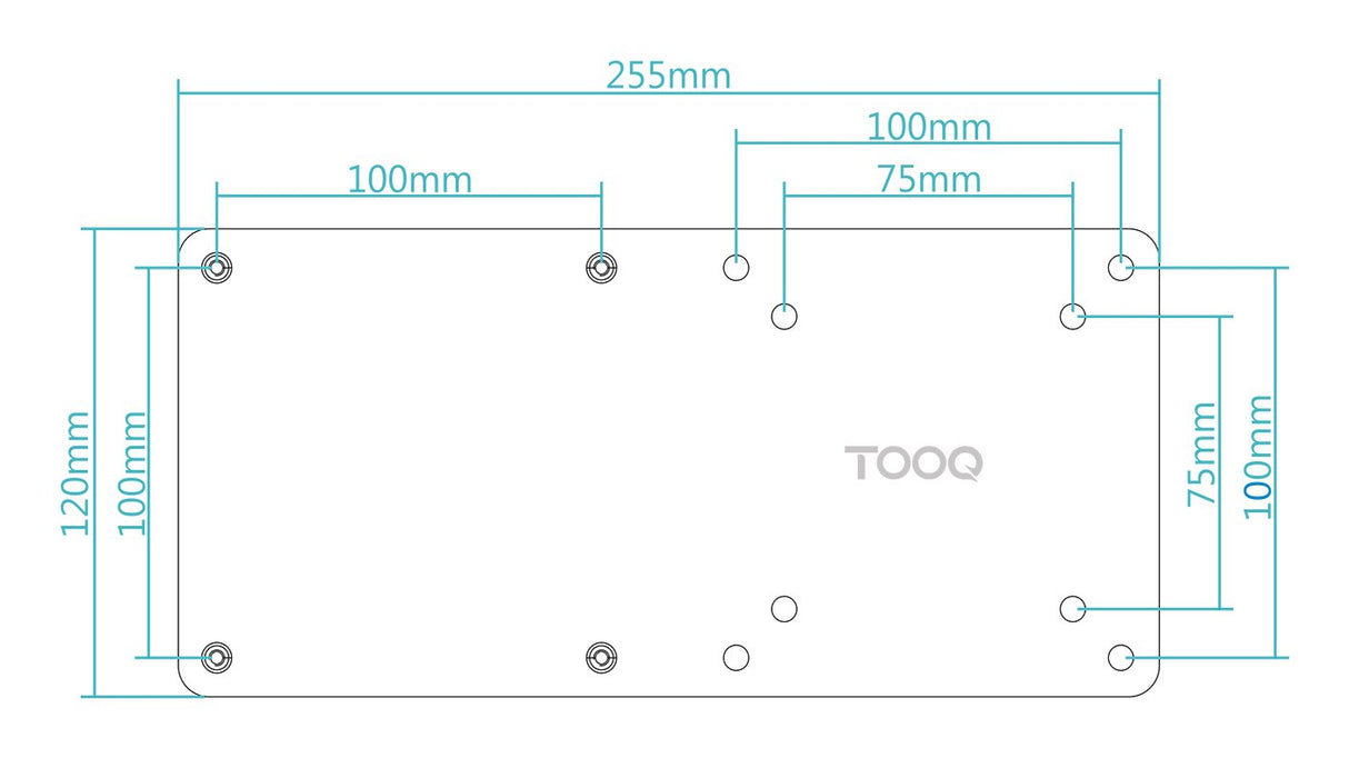 EAN 8433281010093 - TooQ TCCH0007-B kit de montaje Negro imagen 5