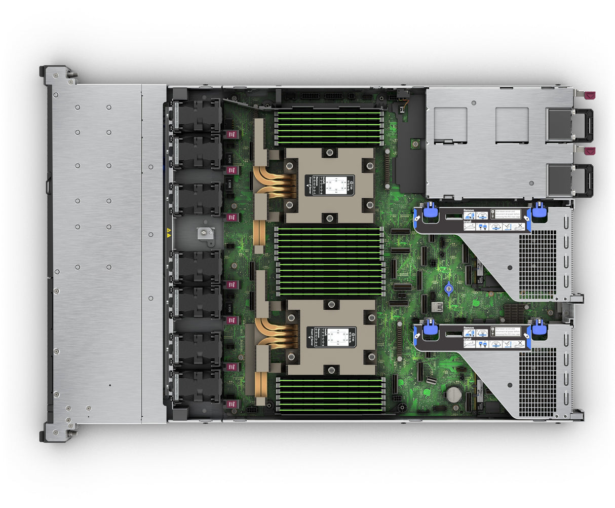 EAN 190017771922 - HPE ProLiant DL365 Gen11 9124 3.0GHz 16c 64GB-R 8SFF MR408i-o 2x480GB SATA SSD 2x1000W PS EU Server servid imagen 3